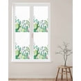 thumbnail image 2 of Window Privacy Film Green Cactus Stained Glass Window Film Decorative Sun Block Window Cover Summer Tropical Botanical Window Clings Static Adhesive Sticker for Bathroom 23.6"x78.7", 2 of 7