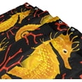 thumbnail image 3 of FREEAMG Home Decor Shower Curtain, Seamless Pattern Seahorse Coral Waterproof Bath Curtain, Washable Fabric Decor Shower Curtains for Bathroom, 60x72 inch, 3 of 5