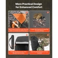 thumbnail image 5 of KFFKFF Hunting Blind for 4-5 People, See-Through Ground Tent with Carrying Bag, 270-Degree Portable Camouflage Shelter, Durable Concealed Design with Quiet Magnetic Door and Windows, 5 of 9