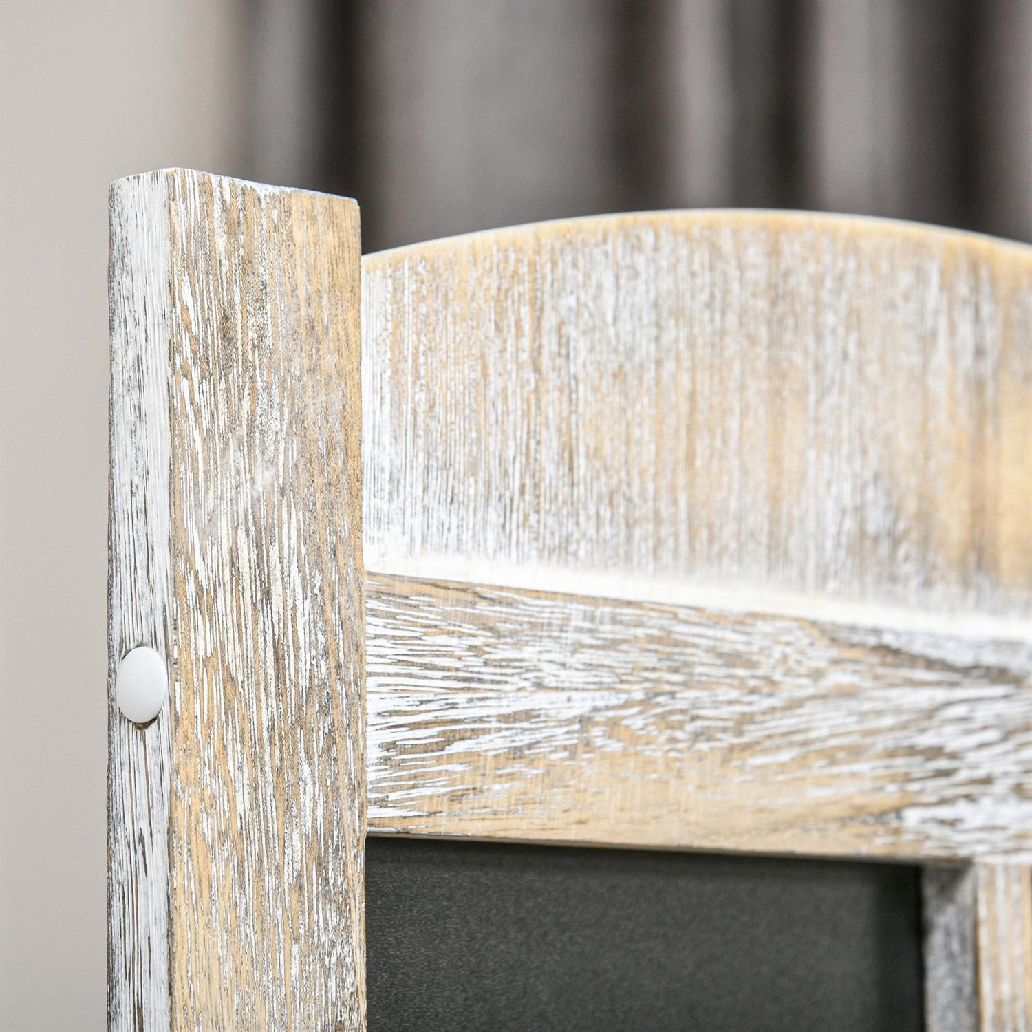 Demi Bonn 4-Panel Room Divider with Hinged Freestanding, 5.6' Tall Wood Privacy Screen with Folding & Portable for Home & Office, Black