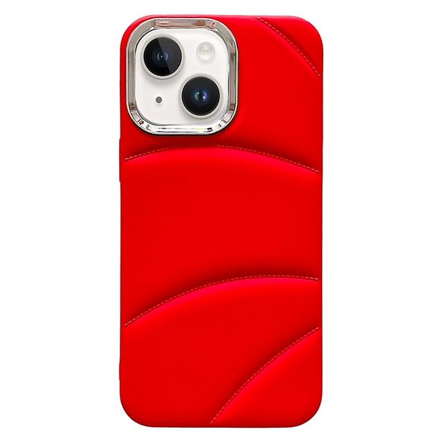 Pouriphone14pluscase-havedientialcolors-electroplatingliquiddownjackettpu
