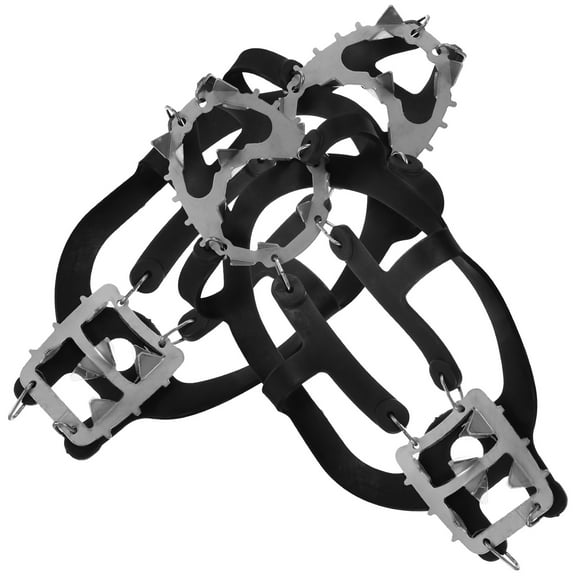 COSMOBETTY Winter Snow Ice Anti-skid Shoe Covers with 18 Teeth Claws and Stainless Steel Structure