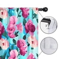 thumbnail image 4 of Blackout Kids Curtains,Pioneer Flower Floral Print Pattern Childrens Insulated Curtains Set Of 2,Bedroom Essentials,Toddler Room Decor 52"x63", 4 of 5