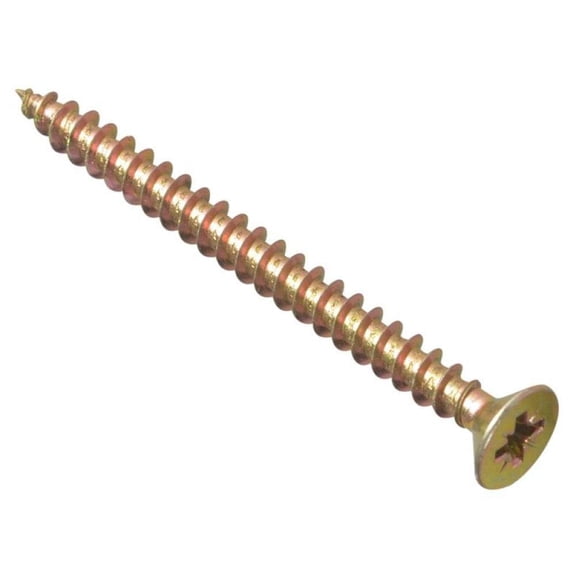 ForgeFix Multi-Purpose Pozi Screw Countersunk ST ZYP 6.0 x 60mm Box 100