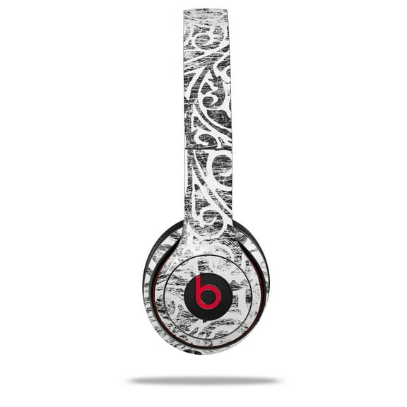 WraptorSkinz Skin Decal Wrap for Beats Solo 2 and Solo 3 Wireless headphones Folder Doodles White (BEATS NOT INCLUDED)