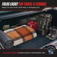 thumbnail image 5 of Stalwart 12V Electric Heated Blanket for Car, Truck, or RV (Orange Plaid), 5 of 8
