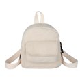 thumbnail image 1 of weibbin Personalized Backpack Corduroy Hand Embroidered Rope Embroidered Crochet Bag Backpack for Daily Use Cotton, 1 of 8