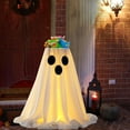 thumbnail image 5 of Halloween Table Covers - 2 Pack Ghost Face Table Cloth for Bar Wedding Party Banquet Picnic Kitchen Dining Room, White Tablecloth, L, 5 of 5