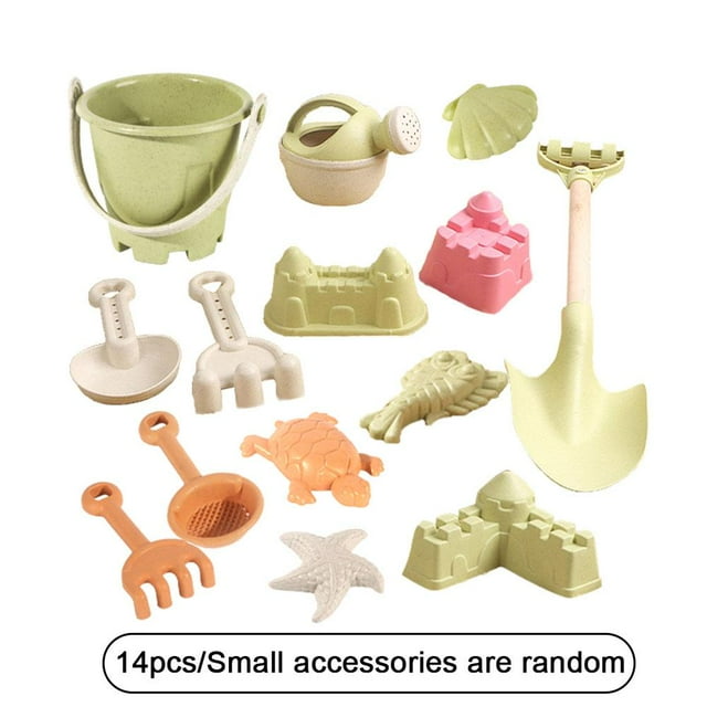SharkTRUE Premium Plastic Children's Beach Toy Set: Portable, Multifunctional, Perfect for Sand Fun!