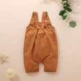thumbnail image 3 of uublik Cargo Pants for Girls Cute Embroider Fashion Suspender Trousers, 3 of 5