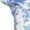 Blue/White, variant on Dapplebay Equestrian Toile 1/4 Zip Light Riding Top - Sleeveless-Blue/White