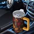thumbnail image 4 of 1pc Thanksgiving - 1 40oz Tumbler with Straw & Handle - Insulated Stainless Steel Cup | Holiday Gift for Man Women (Christmas, Valentine's, Birthday), 4 of 5