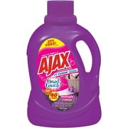 Ajax' Fusion Duel Liquid Laundry Detergent with Final Touch Fabric Softener | Conditions & Cleans | Works in Standard & HE Washing Machines | Concentrated Laundry Soap | Midnight Freesia | 60 Oz