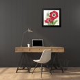 thumbnail image 4 of Popp, Grace 20x20 Black Modern Framed Museum Art Print Titled - Crimson Anemones II, 4 of 5