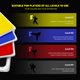 thumbnail image 3 of Tablas retráctiles Zamfoot Martial Arts Karate Taekwondo x4, 3 of 7