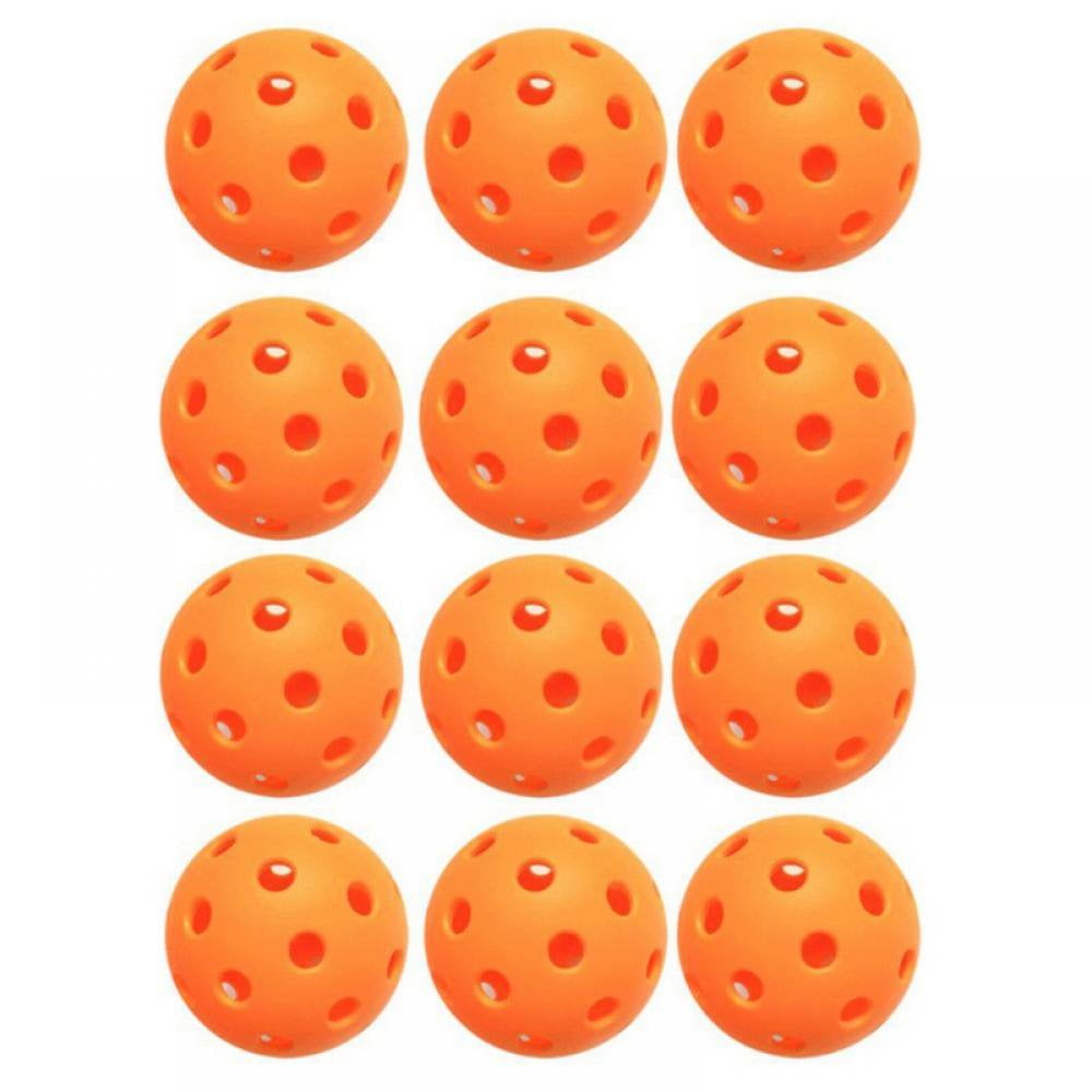 Outdoor Pickleball Balls (Orange ) Official Size and Weight, USAPA
