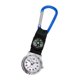 thumbnail image 2 of EeaseMX Reloj de montañismo con brújula de bolsillo Reloj de enfermera Diseño de mosquetón Relojes de moda simples (azul), 2 of 7