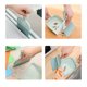 thumbnail image 5 of Desktop Mini Cleaning Brush Set with Dustpan | Compact Plastic Debris Sweeper | Desk Keyboard Cleaner | Microfiber Soft Bristles | Portable | Pink Blue | 1 Pc | 8.07x5.71x1.57in, 5 of 6