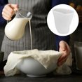 thumbnail image 4 of Bolsa reutilizable para leche de nueces Bolsa de filtro de malla fina para leche de nueces Bolsa coladora multifuncional Bolsa de filtro de jugo de cocina Bolsa coladora con cordón, 4 of 5