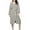 Grey, variant on AherBiu Womens Robes Lightweight Soft Long Sleeve Bathrobe Knee Length Robe Pajamas Sleepwear with Pockets