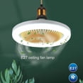 thumbnail image 4 of HESITONE E27 Intelligent Electric Ceiling Fan Light with B22 to E27 Light Bulb Socket Base Converter for Room Office Wide Voltage, 4 of 17
