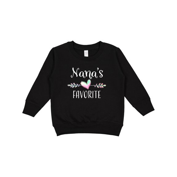 Inktastic Nana's Favorite Heart Grandchild Toddler Sweatshirt