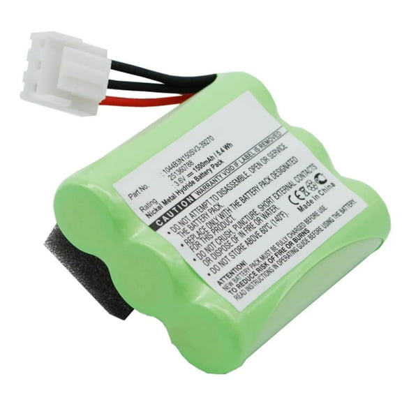 Batteries N Accessories BNA-WB-H1902 Credit Card Reader Battery - Ni-MH, 3.6V, 1500 mAh, Ultra High Capacity Battery - Replacement for Sagem Monetel 251360788 Battery