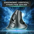 thumbnail image 3 of Delux Delux M618 Ergonomic Vertical Mouse with Adjustable DPI, Removable Palm Rest, and 5-Button Design for Comfortable and Efficient Office Use, 3 of 6