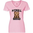 thumbnail image 3 of Inktastic Dog Pitbull Squad Women's V-Neck T-Shirt, 3 of 5