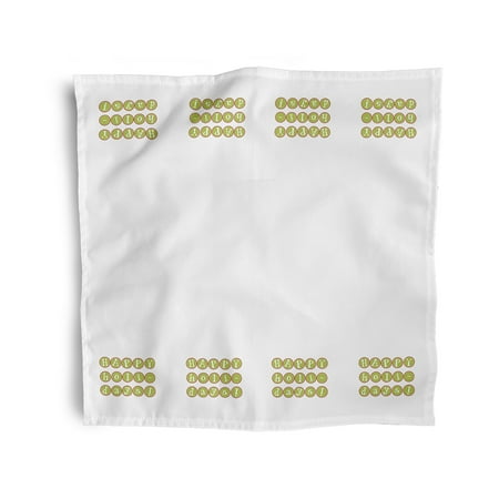 

Simply Daisy 18 x 18 Green Happy Holidays Too Napkins Set of 4