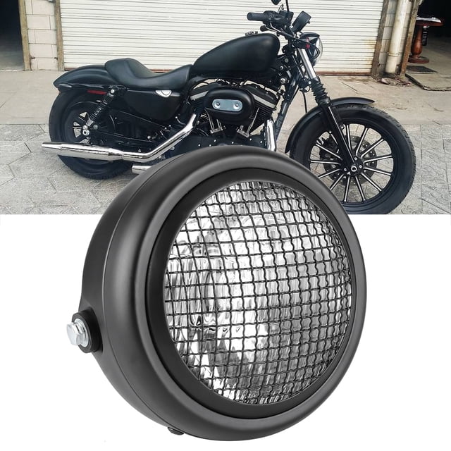 Lampe Frontale Halogène de Style Rétro pour Moto 7in 55W pour Accessoire Moto