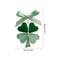 thumbnail image 3 of Miogawg Blue Bow Ribbon Metal Twisted Wires Pendant Sea Glass Pendant, 3 of 6