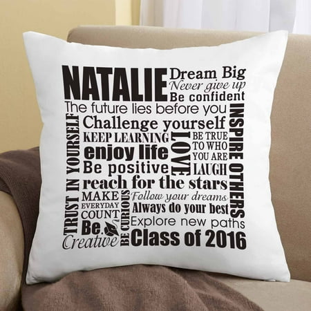 Download Personalized Dream Big Graduation Pillow - Walmart.com