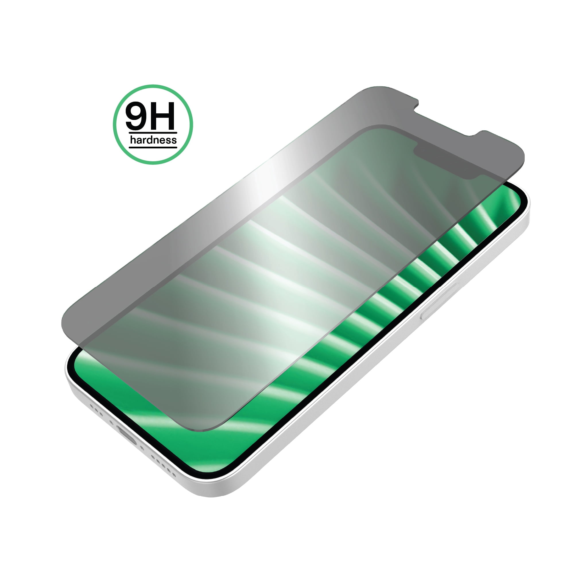 onn Mirror Glass Screen Protector for iPhone 17e / iPhone 16e / iPhone 14 / iPhone 13 / iPhone 13 Pro - Mirror Finish