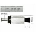 thumbnail image 4 of Tope de puerta de alta resistencia, acero inoxidable cromado para una durabilidad inigualable, 4 of 5