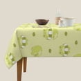 thumbnail image 3 of Wukai Cute Frog3 Waterproof Tablecloth for Kitchen Dining, Fits Square Tables for 2-4 Seats -60"x60", 3 of 7