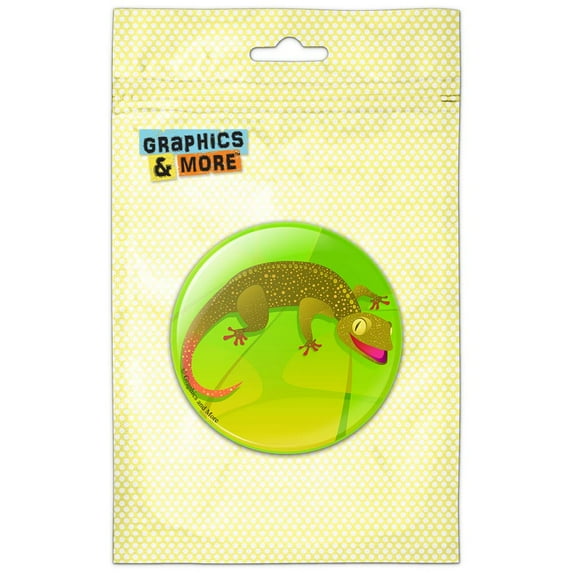 Gecko Pinback Button Pin Badge