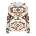 thumbnail image 5 of TaTaai Womens Casual Long Sleeve Hoodie Retro Floral Print Pullover Loose Fit Vintage Style Tunic Top for Daily Wear Gift, 5 of 5