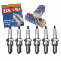 6 pc DENSO 4101 Standard U-Groove Spark Plugs for X24ESR-U Ignition Wire Secondary