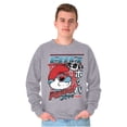 thumbnail image 4 of The Smurfs Cool Kanji Big Poppa Men's Crewneck Sweatshirt Brisco Brands M, 4 of 6