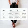 thumbnail image 4 of Maqroz Linen Capri Pants for Women Loose Fit Harem Style Elastic Waist Casual Cropped Trousers with Pockets Breathable Cotton Linen for Summer Beach Vacation, 4 of 4