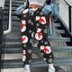 thumbnail image 1 of Ichuanyi Liquidación Fashion Fashion Casual Christmas impresas Leggings apretados Pantalones de cintura elástica Pantalones ICHUANYI WER2023082206285, 1 of 5