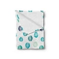 thumbnail image 2 of Aqua Soft Flannel Fleece Throw Blanket, Hand Painted Style Round Shapes Pattern in Different Pastel Colors Abstract Design, Cozy Plush for Indoor and Outdoor Use, 50" x 60", Multicolor, by Ambesonne, 2 of 5