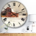thumbnail image 2 of Designart « l'Hiver dans les Granges » Horloge Murale de Style Ferme, 2 of 4