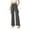 340#Gray, variant on Women Cargo Pants Petite Fit Bootcut Stretch Yoga Pants Casual Outdoor Daily Wear Dark Gray L