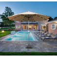 thumbnail image 4 of DENIA LED 10ft. Patio Market Umbrella, Mocha, 4 of 5