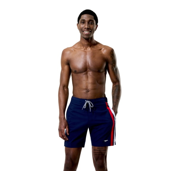 Speedo Men's Colorblock 7.5" Boardshort with Comfort Brief Liner, Sizes S-2XL