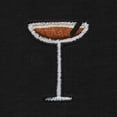 thumbnail image 2 of Dalix Espresso Martini Embroidered Lightweight Relaxed Jersey Tee Summer Cute Food Womens in Black 2XL XX-Large, 2 of 5