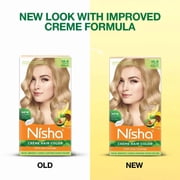 Nisha Creme Hair Color | Permanent Long Lasting Blonde Hair Dye Color Kit | Ultra Blonde | 5.07 Oz (Pack Of 3)