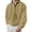 Khaki, variant on MuXiKeJi Clothes Men's Long Sleeve Polo Shirts Regular Fit Plaid Collar Cotton Golf T-Shirts Fall Winter Casual Sweatshirt Top